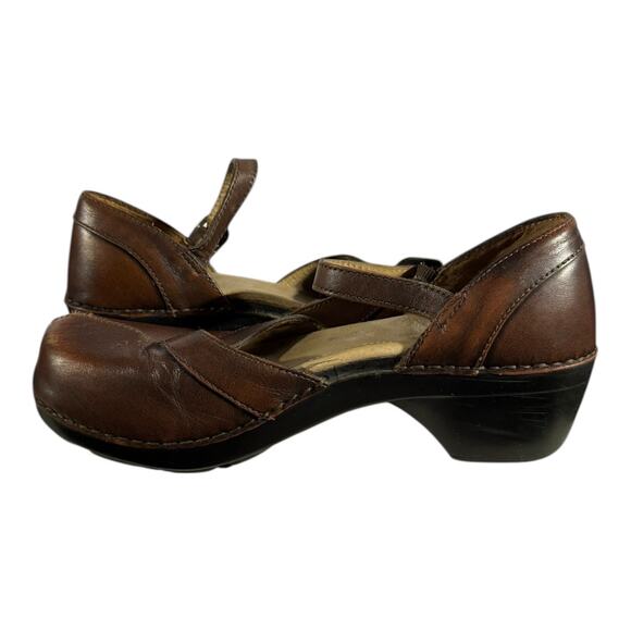 Dansko Mary Jane Shoes, Size EU 40  (US Size 9), Brown Leather - Picture 6 of 8